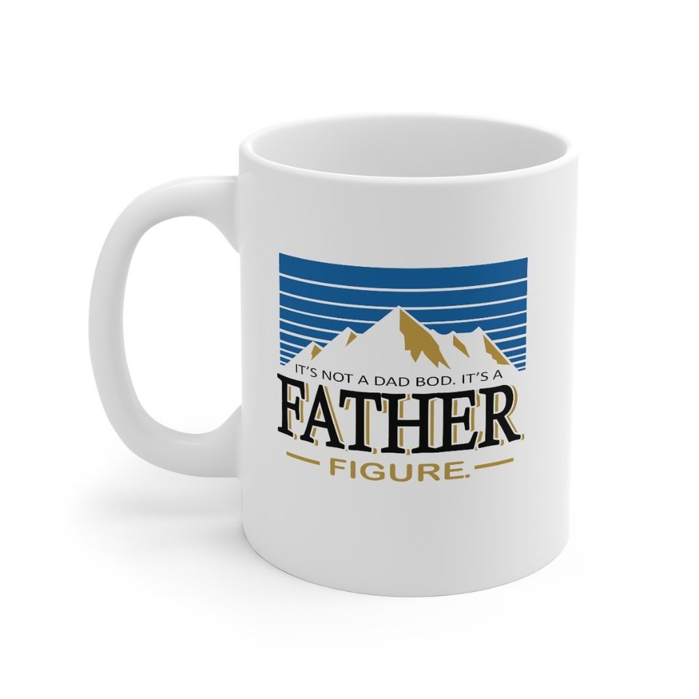 Funny Dad Mug, Not a Dad Bod Father Figure, Beer - Picture 2 of 5